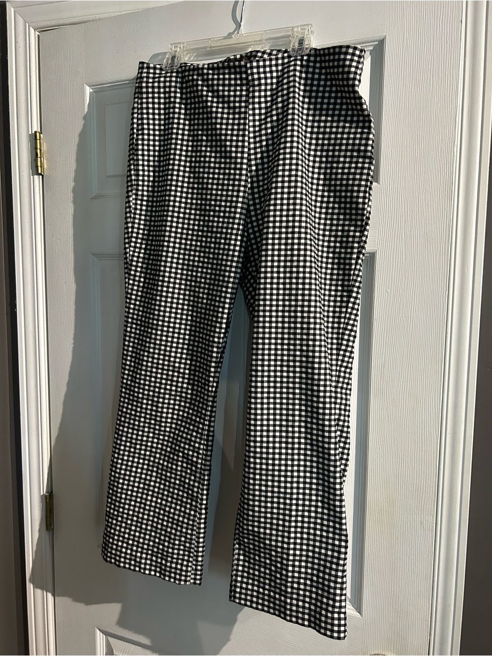 Black and White Gingham Pants